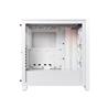 CORSAIR iCUE 4000D RGB Airflow Mid-Tower Case, True White - 3x AF120 RGB ELITE White Fans - iCUE Lighting Node PRO Controlle...