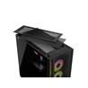 Boîtier mi-tour CORSAIR iCUE 5000D RVB AIRFLOW, noir - 3 ventilateurs AF120 RVB ELITE - Contrôleur iCUE Lighting Node PRO - ...