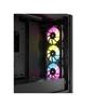 Boîtier mi-tour CORSAIR iCUE 5000D RVB AIRFLOW, noir - 3 ventilateurs AF120 RVB ELITE - Contrôleur iCUE Lighting Node PRO - ...