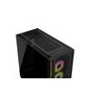 Boîtier mi-tour CORSAIR iCUE 5000D RVB AIRFLOW, noir - 3 ventilateurs AF120 RVB ELITE - Contrôleur iCUE Lighting Node PRO - ...