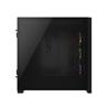 Boîtier mi-tour CORSAIR iCUE 5000D RVB AIRFLOW, noir - 3 ventilateurs AF120 RVB ELITE - Contrôleur iCUE Lighting Node PRO - ...