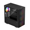 DeepCool CH560 ATX Airflow case, 3x Pre-Installed 140mm ARGB Fans, Bl