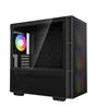 DeepCool CH560 ATX Airflow case, 3x Pre-Installed 140mm ARGB Fans, Bl