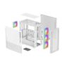 DeepCool CH560 ATX Airflow case, 3x Pre-Installed 140mm ARGB Fans, Wh