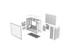 ASUS ASUS Prime AP201 Tempered Glass MicroATX Case White
