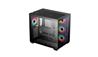 DeepCool CG530 4F ATX Panoramic case, Black, 4x Pre-installed PWM ARG
