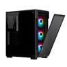 CORSAIR (iCUE 220T RGB) - Boîtier d'ordinateur moyen noir