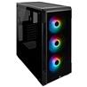 CORSAIR (iCUE 220T RGB) - Boîtier d'ordinateur moyen noir