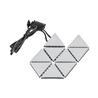 Panels d'éclairage d'accentuation de boîtier CORSAIR iCUE LC100 - Mini Triangle - Kit d'expansion de 9 carreaux