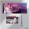 HYTE Sakura Miko Keycap Set and Desk Pad Bundle Black