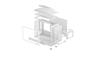 DeepCool CH160 PLUS WH PC Case,White