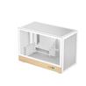 DeepCool CH260 WOOD WH Blanc