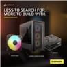 CORSAIR FRAME 4000D RS ARGB + RS120 ARGB Fan + RM850x PSU