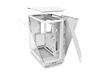 NZXT H6 FLOW Compact Dual-Chamber Mid-Tower Airflow Case, White