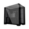 LIAN LI O11 vision compact black color Aluminum / Steel / Tempered Gl
