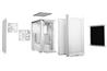 be quiet! Pure Base 501 Airflow Boîtier d'ordinateur, Blanc