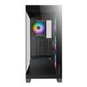 AZZA COVE Black 570B Mid Tower ATX Gaming Computer Case, Bac