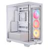 CORSAIR 3500X LX-R RGB Mid-Tower PC Case, White