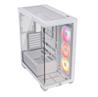 CORSAIR 3500X LX-R RGB Mid-Tower PC Case, White