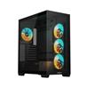 GIGABYTE C500 PANORAMIC STEALTH PC Case, Black