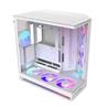 NZXT H9 Flow RGB+ Boîtier ATX moyen tour  à double chambre - Blanc