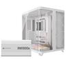 CORSAIR AIR 5400 RS-R ARGB Case + RM1000e, White