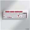HYTE Sakura Miko Keycap Set and Desk Pad Bundle White