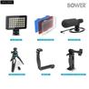 Bower Deluxe Photo Vlogger Kit w/ LED, Mic & Remote