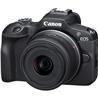 Appareil photo sans miroir Canon EOS R100 avec ensemble d'objectifs | RF-S 18-45mm F4.5-6.3