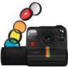 Caméra instantanée Polaroid Now+ i-Type avec filtres de lentilles bonus (noir)