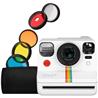 ppareil photo instantané Polaroid Now+ i-Type avec filtres d'objectif bonus (blanc) avec filtres d'objectif bonus (blanc