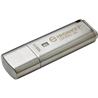 lé USB Kingston IronKey Locker+ 50 - 128 Go - USB 3.2 (Gen 1) Type A - Vitesse de lecture de 145 Mo/s - Vitesse d^écriture d...