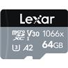 Lexar Professional 1066x 64GB microSDXC UHS-I U3 A2 V30