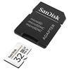 Carte microSD SanDisk High Endurance de 32 Go, 100/40 Mo/s, U3 V30 C10, blanche