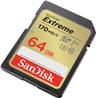 SanDisk Extreme SD 64 Go 170/80 Mo/s RW C10 UHS U3 V30 Or