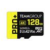 TEAMGROUP PRO+ 128 Go microSDXC UHS-I U3 A2 V30