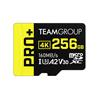 TEAMGROUP PRO+ 256 Go microSDXC UHS-I U3 A2 V30