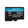 Kingston Canvas Go Plus G4 512 Go microSDXC UHS-I U3 A2 V30