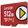 Lexar PLAY Gen 2 512 Go microSDXC UHS-I U3 A2 V30