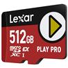Lexar PLAY PRO 512 Go microSDXC EX U3 V30