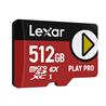 Lexar PLAY PRO 512 Go microSDXC EX U3 V30