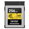 Carte mémoire Lexar Professional CFexpress Type B 256 Go, lecture jusqu'à 1 750 Mo/s, enregistrement vidéo brut 8K (LCXEXPR2...