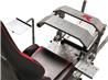 GTR Simulator GTA-Pro Model - Silver Frame, Black/Red Seat
