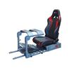 GTR Simulator GTA-Pro Model - Silver Frame, Black/Red Seat