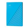 WD 2TB My Passport Portable Hard Drive, Sky Blue