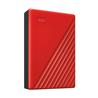 WD (My Passport) - Disque dur portatif 4 To rouge