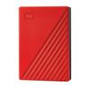 WD (My Passport) - Disque dur portatif 4 To rouge