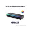 Vantec NexStar SX, USB 3.2 Gen2x1 Type C M.2 NVMe/SATA RGB Enclosure
