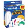 Maxell - Pochettes pour CD / DVD - 6 x 100 - Blanc