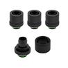 Raccord CORSAIR (tube souple), pack de 4 XF Softline (noir)